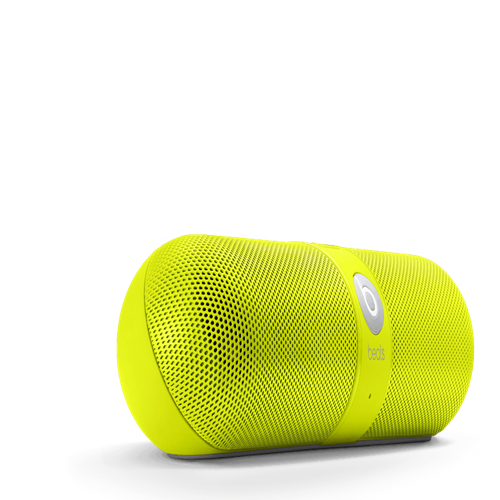 Wireless Speakers | Beats Pill with Bluetooth Conferencing - Neon Yellow - Click Image to Close