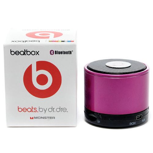 Beats By Dr Dre Beatsbox Portable Bluetooth Mini Purple Speakers - Click Image to Close