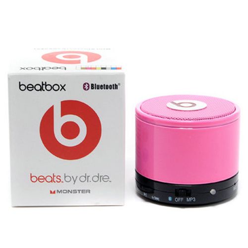 Beats By Dr Dre Beatsbox Portable Bluetooth Mini Rose Speakers - Click Image to Close