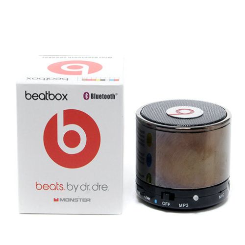 Beats By Dr Dre Beatsbox Portable Bluetooth Mini Speakers Brown - Click Image to Close