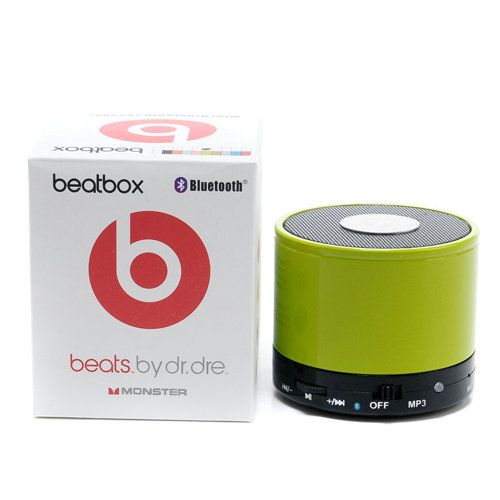 Beats By Dr Dre Beatsbox Portable Bluetooth Mini Speakers Green - Click Image to Close