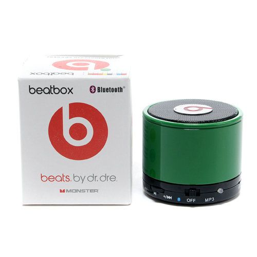 Beats By Dr Dre Beatsbox Portable Bluetooth Mini Speakers Green 02 - Click Image to Close