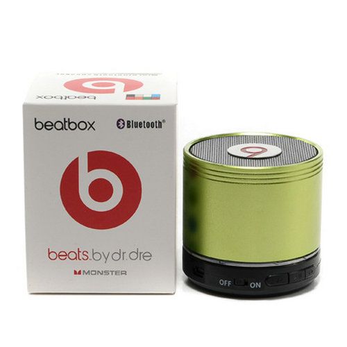 Beats By Dr Dre Beatsbox Portable Bluetooth Mini Speakers Green 03 - Click Image to Close