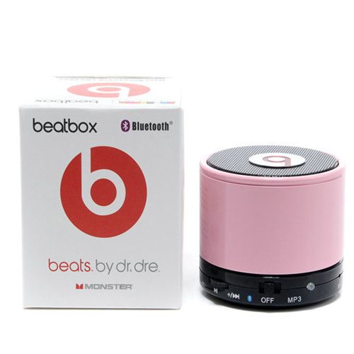 Beats By Dr Dre Beatsbox Portable Bluetooth Mini Speakers Pink - Click Image to Close