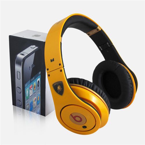Beats By Dre Studio Lamborghini High Definition Powered Isolation Headphones Limited Edition - Click Image to Close