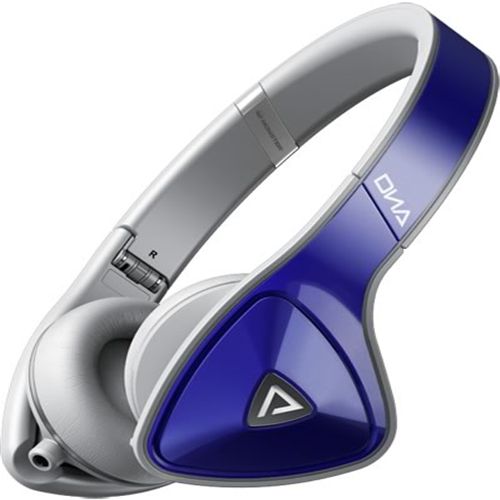 Monster DNA On-Ear Headphones Cobalt Grey - Click Image to Close