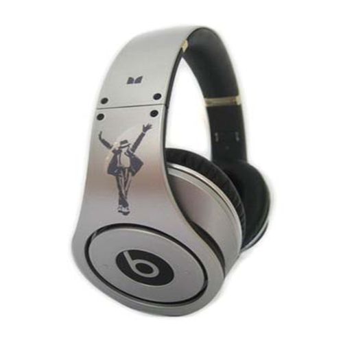 Beats By Dre Studio Michael Jackson Limited Edition Silver - Click Image to Close