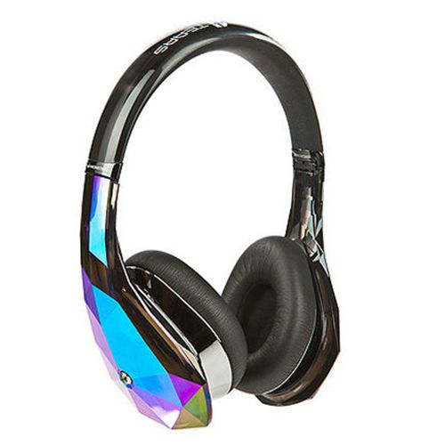 Monster Diamond Tears Hi-Definition On-Ear Headphones Black - Click Image to Close