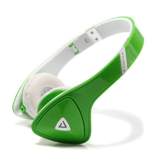Monster DNA On-Ear Headphones Green - Click Image to Close