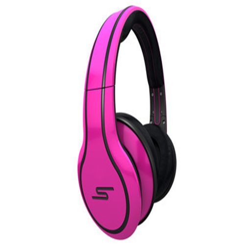 SMS Audio STREET by 50 Cent Limited Edition Over-Ear Wired Headphone - Magenta - Click Image to Close