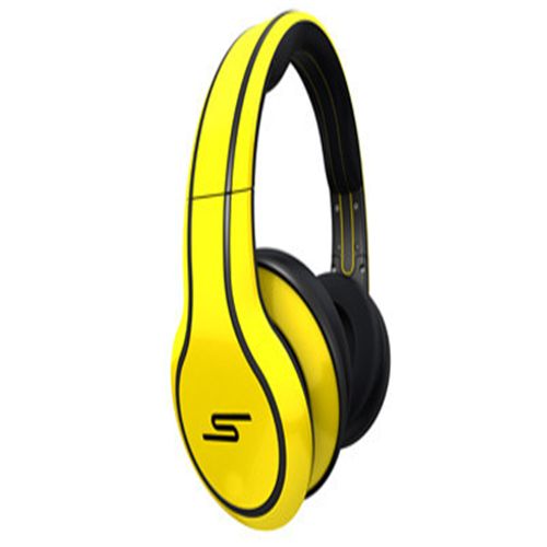 SMS Audio STREET by 50 Cent Limited Edition Over-Ear Wired Headphone - Yellow - Click Image to Close