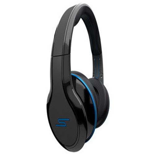 SMS Audio STREET by 50 Cent Wired On-Ear Headphones – Black - Click Image to Close