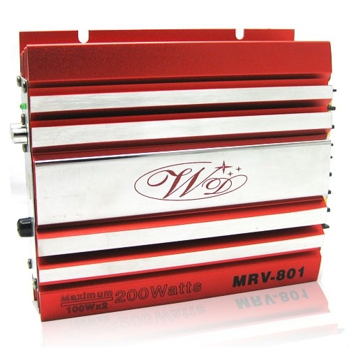 Red Small Size Car amplifier 2260 - Click Image to Close