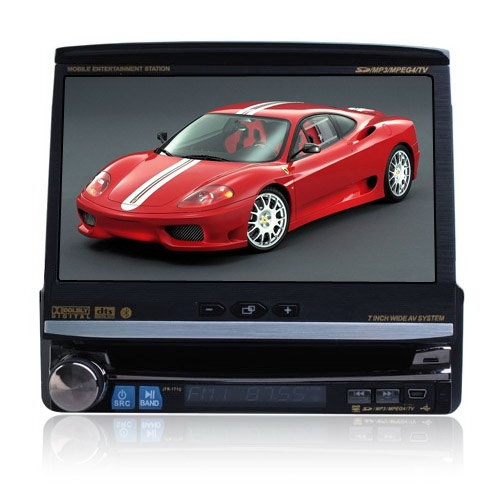 7 Inch In-Dash LCD Screen 1 Din Car DVD Player - PIP + GPS + TV - Click Image to Close