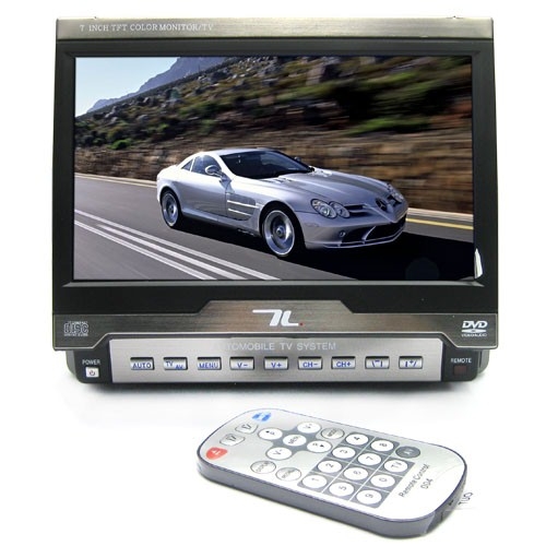 7 inch In Dash Car Video Monitor with TV Function - Click Image to Close