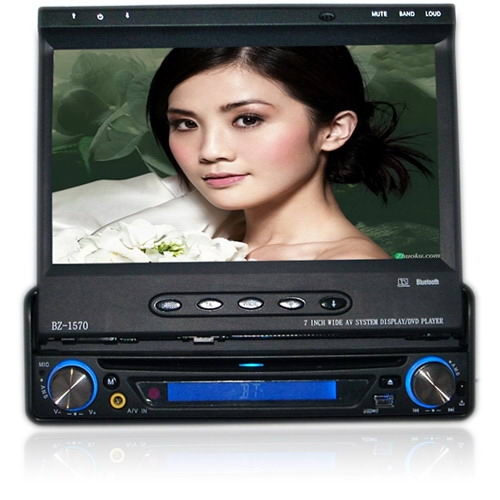 7 inch Wide TFT Touch Screen 1 DIN Large Screen Car DVD - Click Image to Close