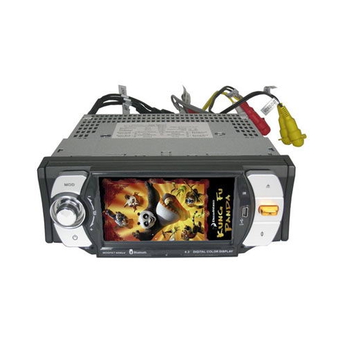 4.3 inch Touch Screen Car DVD Player - TV - FM - SD Card - Click Image to Close