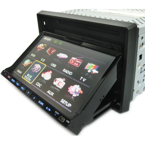 7 Inch LCD Touch Screen Car DVD Player + TV + Amplifier + HD - Click Image to Close