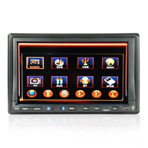 7 Inch Touch Screen Car DVD Player with GPS and Hands-free Function - Click Image to Close