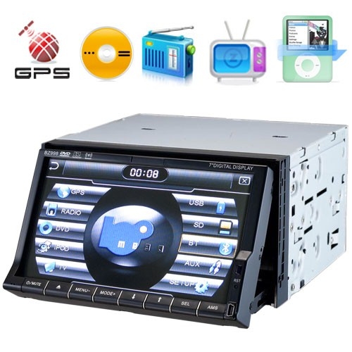 2 DIN Touch Screen Car DVD Theater+ GPS Navigation+ Entertainment System - Click Image to Close