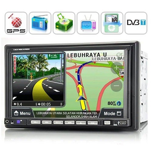 2 DIN LCD Screen Car DVD Player Support GPS Navigation and DVB-T - Click Image to Close