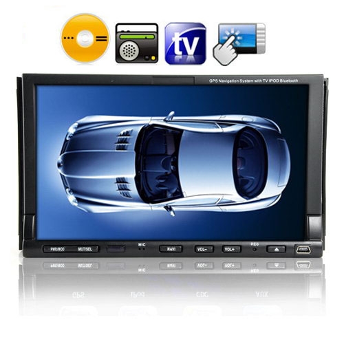 2 DIN 7 Inch Touch Screen Car DVD Player - TV - Remote Control - Click Image to Close