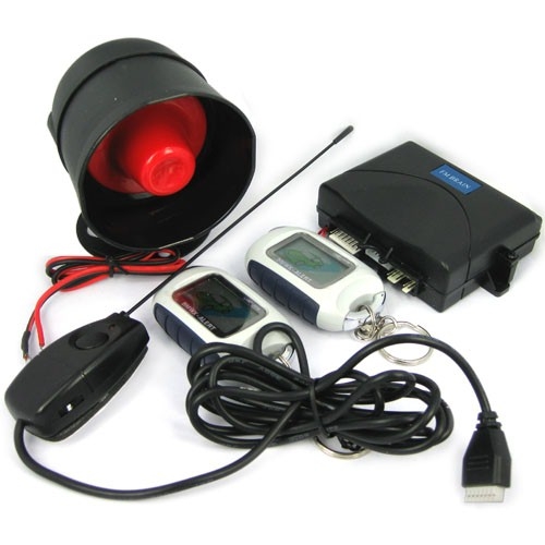 Two-way Car Alarm System with LCD Transmitters and 3000 Meters Distance - Click Image to Close