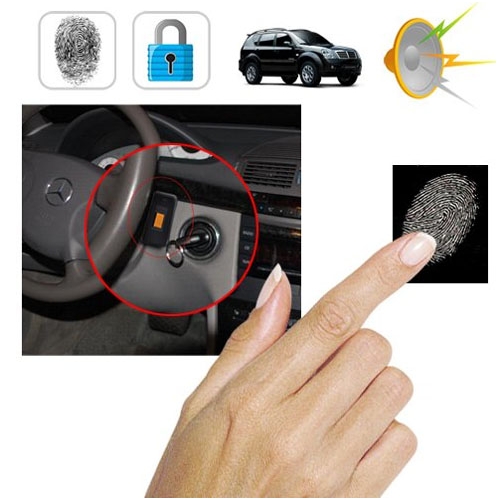 ABS flame-resistant Fingerprint Security System for Cars - Click Image to Close