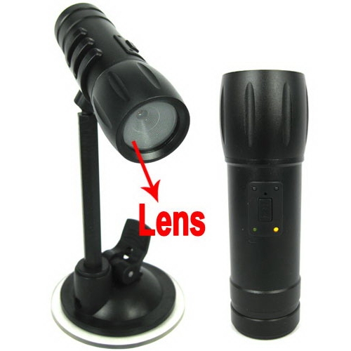 Flashlight Shape Camera Support PC Camera and Chatting Function - Click Image to Close