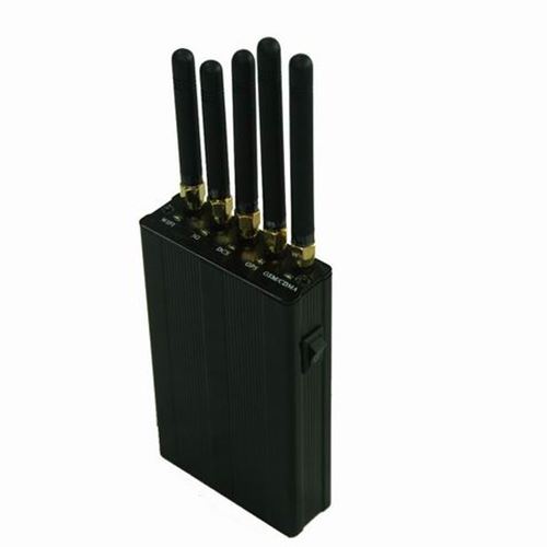 5 Antenna Portable Signal Jammer for GPS, Cell Phone, WiFi - Click Image to Close