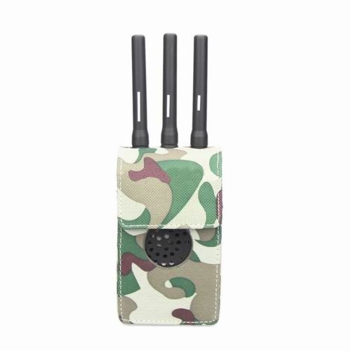 Camouflage Design Fabric Material Portable Jammer Case - Click Image to Close