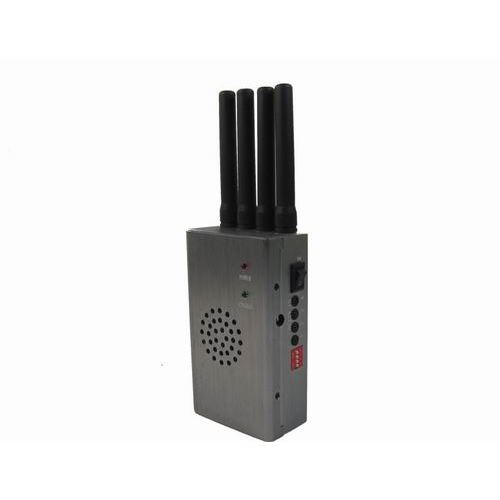Grey Portable High Power 4G LTE Mobile Phone Jammer - Click Image to Close