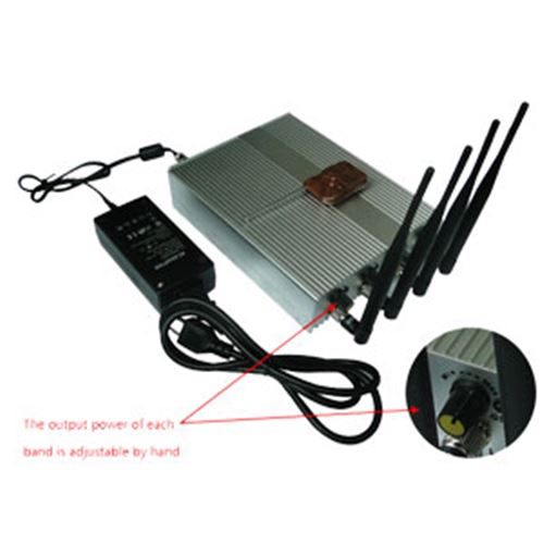 Power Adjustable Remote Control Mobile Phone Jammer + 60 Meters - Click Image to Close