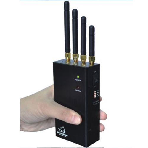 Portable Cell Phone and WIFI Jammer with Fans - Click Image to Close