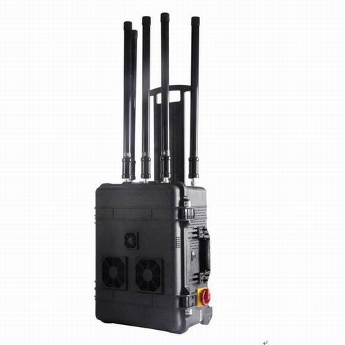 Portable Pelican Case RF Bomb Cellphone Signal Jammer GPS WiFi Blocker - Click Image to Close