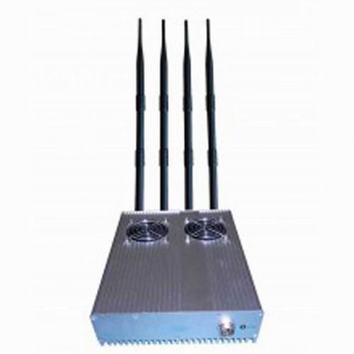 20W Powerful Desktop GPS 3G Mobile Phone Jammer with Outer Detachable Power Supply - Click Image to Close