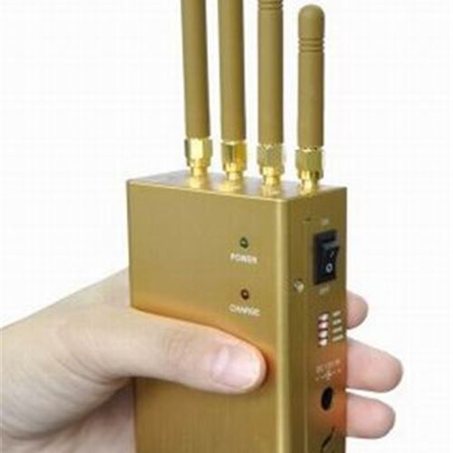 Handheld Cellular Phone GPSL1 Signal Jammer with Selectable Button - Click Image to Close