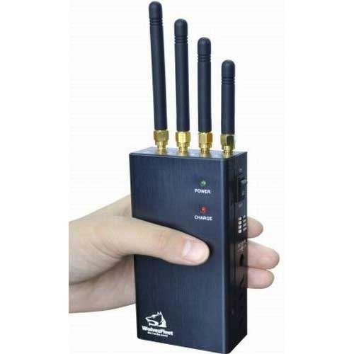 Portable Spy camera Bluetooth WiFi Jammer with Selectable Button - Click Image to Close