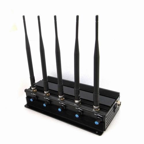 5 High Power Antenna Cell Phone Jammer - Click Image to Close