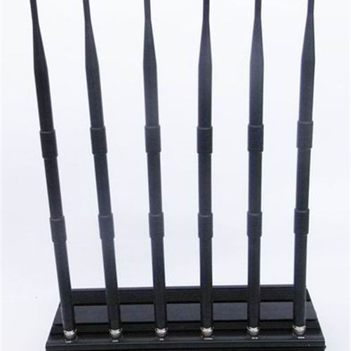 High Power 6 Antenna WIFI, VHF, UHF and 3G Cell Phone Jammer - Click Image to Close