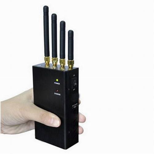 4 Band 2W Portable 4G LTE and 3G Mobile Phone Jammer - Click Image to Close