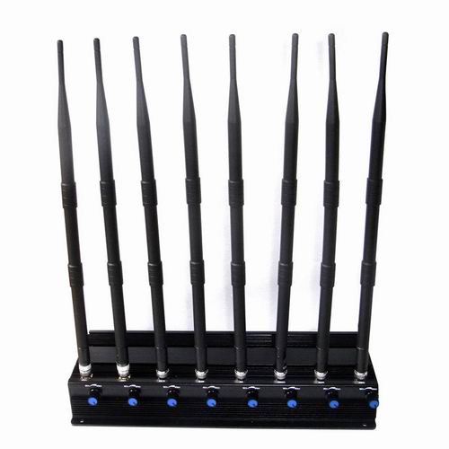 8 Bands Adjustable Powerful 3G 4G Cellphone Jammer & UHF VHF WiFi Jammer - Click Image to Close