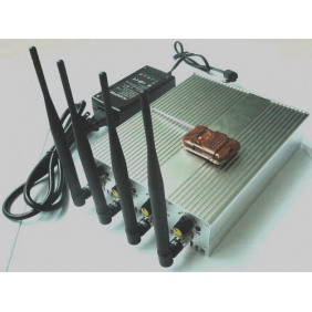 Mobile Phone Signal Jammer with Remote Control - Output Power Adjustable - Click Image to Close
