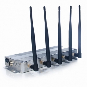 New 5 Bands Cell Phone Jammer - Professional for Blocking 2G 3G Signals - Click Image to Close
