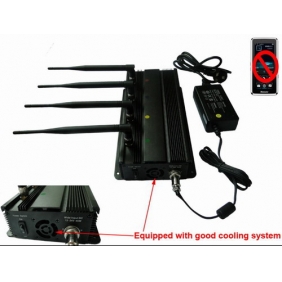 GPS and Cell Phone Signal Jammer with Car Charger - Shielding Range Up to 30 meters - Click Image to Close
