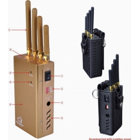 Handheld GPS and Phone Jammer with Four Bands and Single-Band Control - For Worldwide all Networks - Click Image to Close