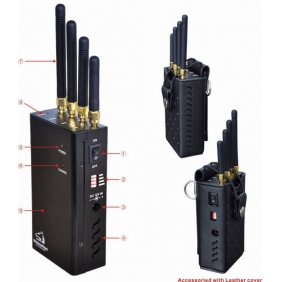 Wifi and Cell Phone Jammer with Single-Band Control - Shielding Radius Range 15 Meters - Click Image to Close