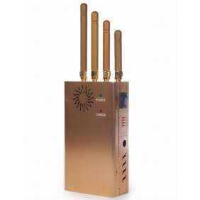 New Handheld Four Bands Cell Phone Jammer GPS Jammer with Single-Band Control + Three Sides Wind Slots - Click Image to Close