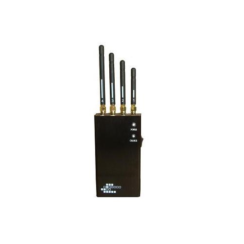 4 Antennas Handheld WiFi Bluetooth 3G Mobile Phone Signal Jammer - Click Image to Close