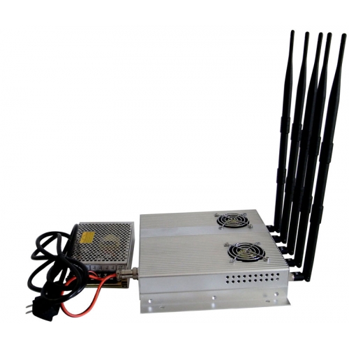 25W High Power 3G Mobile phone Signal Jammer with Outer Detachable Power Supply - Click Image to Close